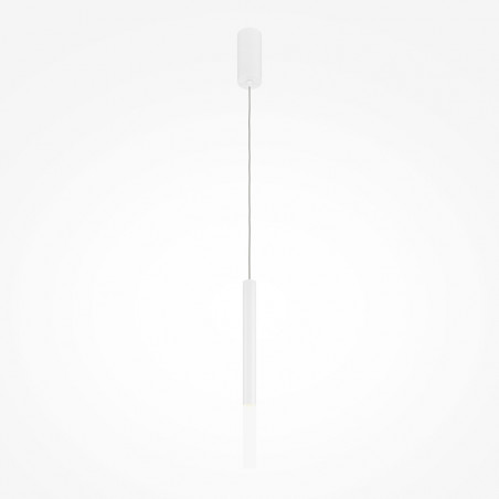 Lampa wisząca tuba biała Maytoni Pro Shade LED - Sklep z lampami