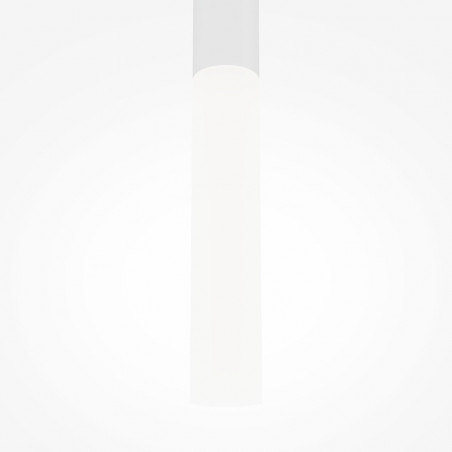 Lampa wisząca tuba biała Maytoni Pro Shade LED - Sklep z lampami