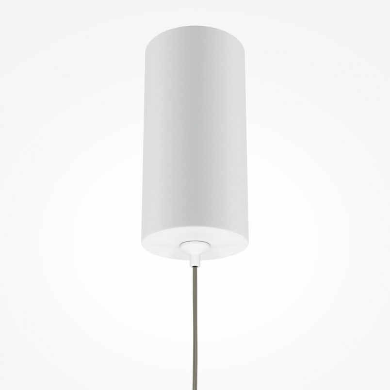 Lampa wisząca tuba biała Maytoni Pro Shade LED - Sklep z lampami