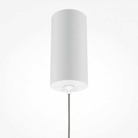 Lampa wisząca tuba biała Maytoni Pro Shade LED - Sklep z lampami