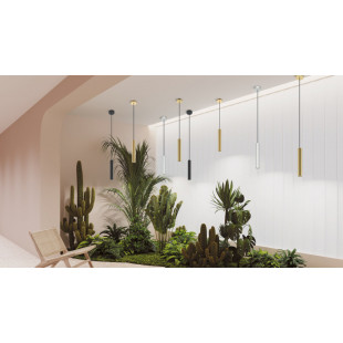 Lampa wisząca mosiężna Maytoni Pro Focus 6cm - Elegancki design