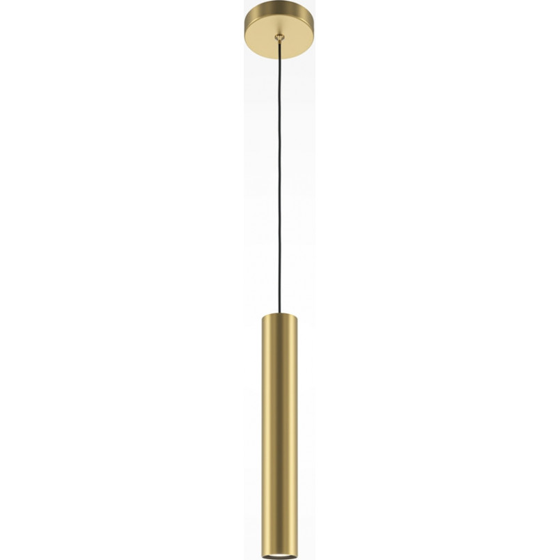 Lampa wisząca tuba Pro Focus 6cm złota Maytoni - Sklep z lampami