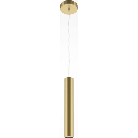 Lampa wisząca tuba Pro Focus 6cm złota Maytoni - Sklep z lampami