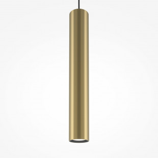 Lampa wisząca tuba Pro Focus 6cm złota Maytoni - Sklep z lampami