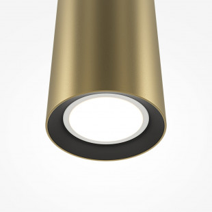Lampa wisząca tuba Pro Focus 6cm złota Maytoni - Sklep z lampami