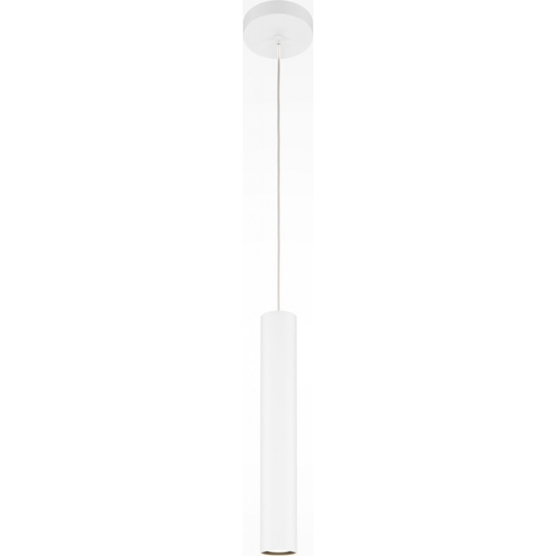 Lampa wisząca tuba biała Maytoni Pro Focus - Stylowe oświetlenie
