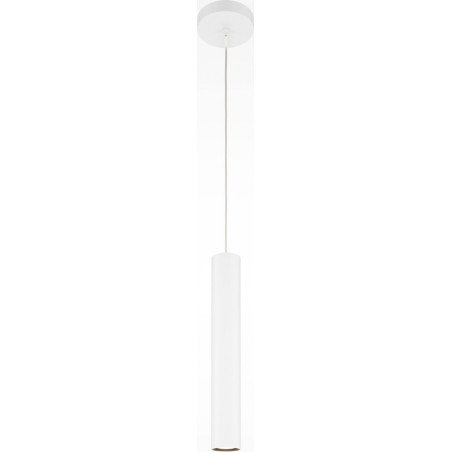 Lampa wisząca tuba biała Maytoni Pro Focus - Stylowe oświetlenie