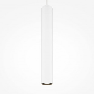Lampa wisząca tuba biała Maytoni Pro Focus - Stylowe oświetlenie