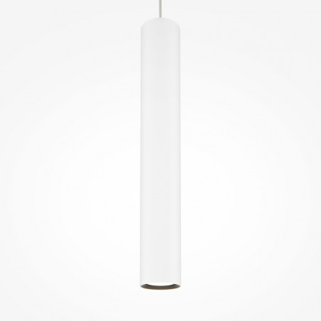 Lampa wisząca tuba biała Maytoni Pro Focus - Stylowe oświetlenie