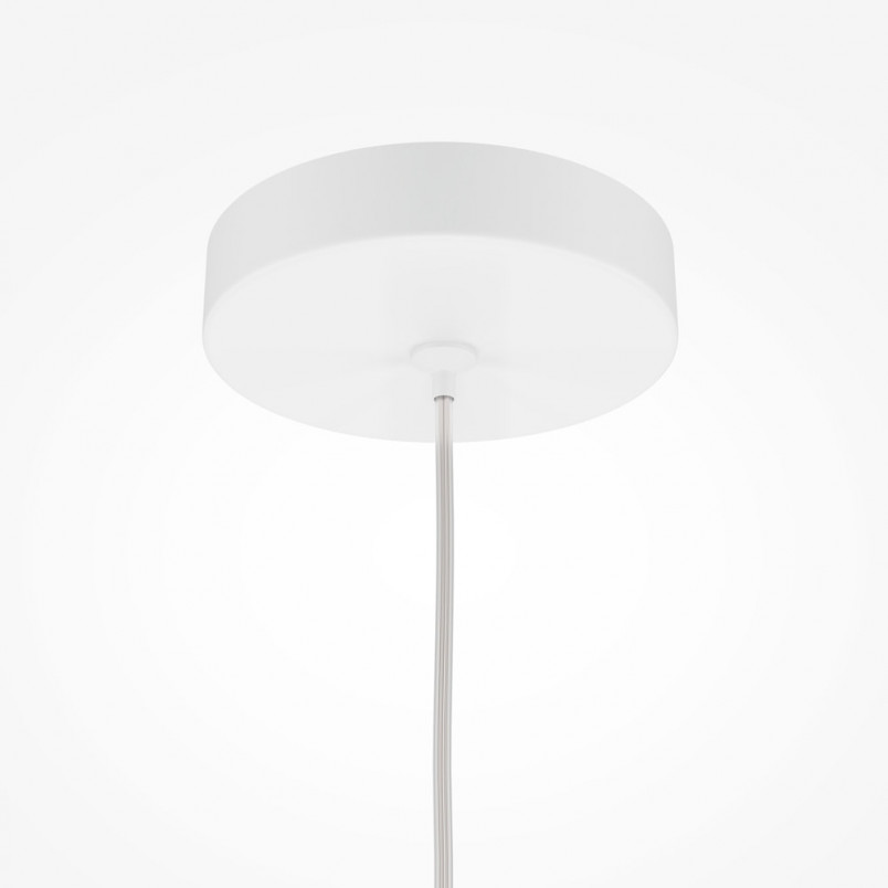 Lampa wisząca tuba biała Maytoni Pro Focus - Stylowe oświetlenie