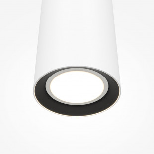 Lampa wisząca tuba biała Maytoni Pro Focus - Stylowe oświetlenie