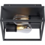 Plafon Ogrodowy Carlyn 25cm Czarny - Lucide | Nowoczesne Oświetlenie