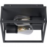 Plafon Ogrodowy Carlyn 25cm Czarny - Lucide | Nowoczesne Oświetlenie