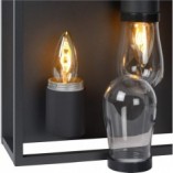 Plafon Ogrodowy Carlyn 25cm Czarny - Lucide | Nowoczesne Oświetlenie