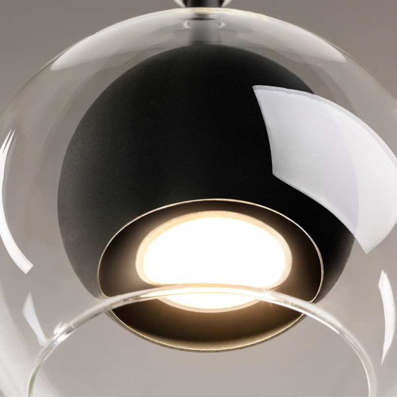 Lampa Wisząca Maytoni Ros: Elegancka Kula Szklana | Sklep z Lampami
