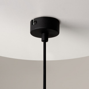 Lampa wisząca szklana Maytoni Ros | Bursztynowo-czarna, 16cm
