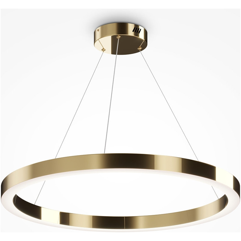 Saturno Maytoni: Lampa wisząca LED mosiężna, 80cm - Sklep z lampami
