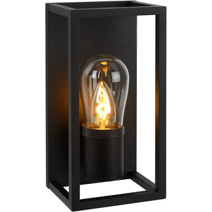 Kinkiet Ogrodowy Carlyn Czarny | Lucide - Lampa E14