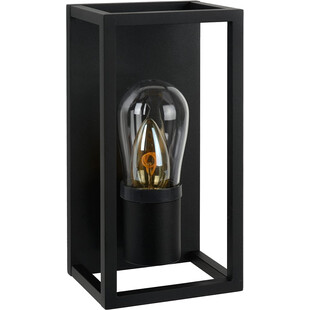 Kinkiet Ogrodowy Carlyn Czarny | Lucide - Lampa E14
