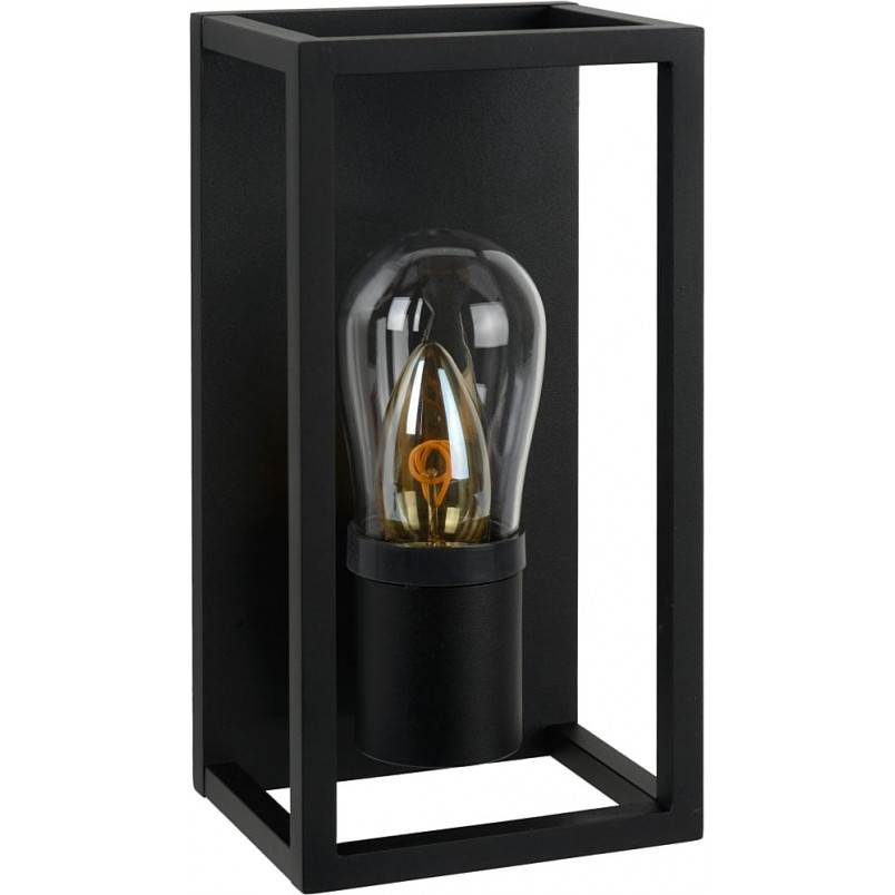 Kinkiet Ogrodowy Carlyn Czarny | Lucide - Lampa E14