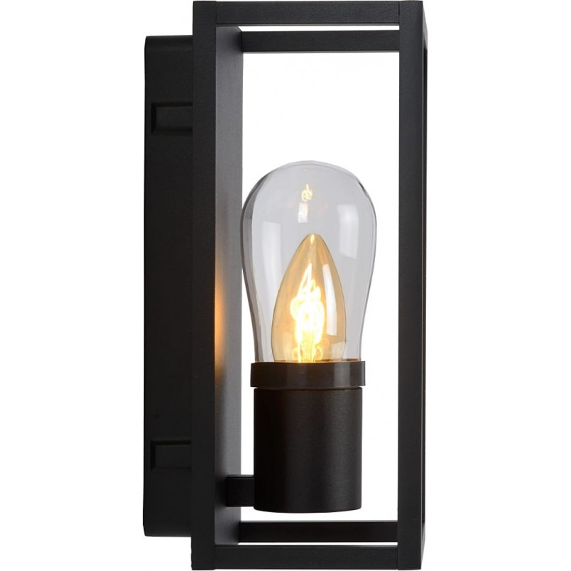 Kinkiet Ogrodowy Carlyn Czarny | Lucide - Lampa E14