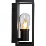 Kinkiet Ogrodowy Carlyn Czarny | Lucide - Lampa E14