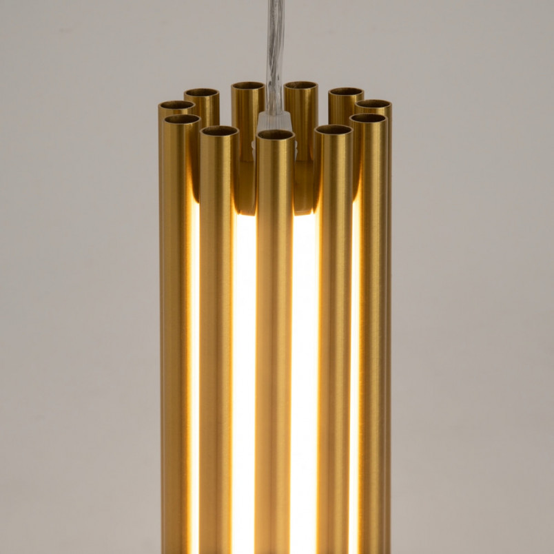 Lampa wisząca Sonata LED mosiądz Maytoni | Elegancki Design