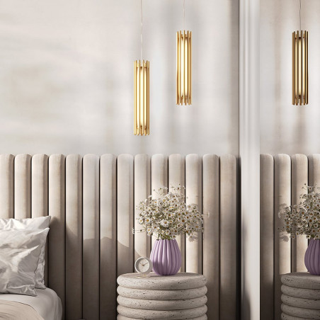 Lampa wisząca Sonata LED mosiądz Maytoni | Elegancki Design