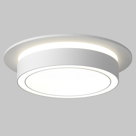 Lampa podtynkowa Orlo LED biała Maytoni | Downlight spot