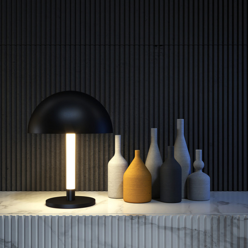 Lampa stołowa Ray LED czarna Maytoni | Nowoczesny design