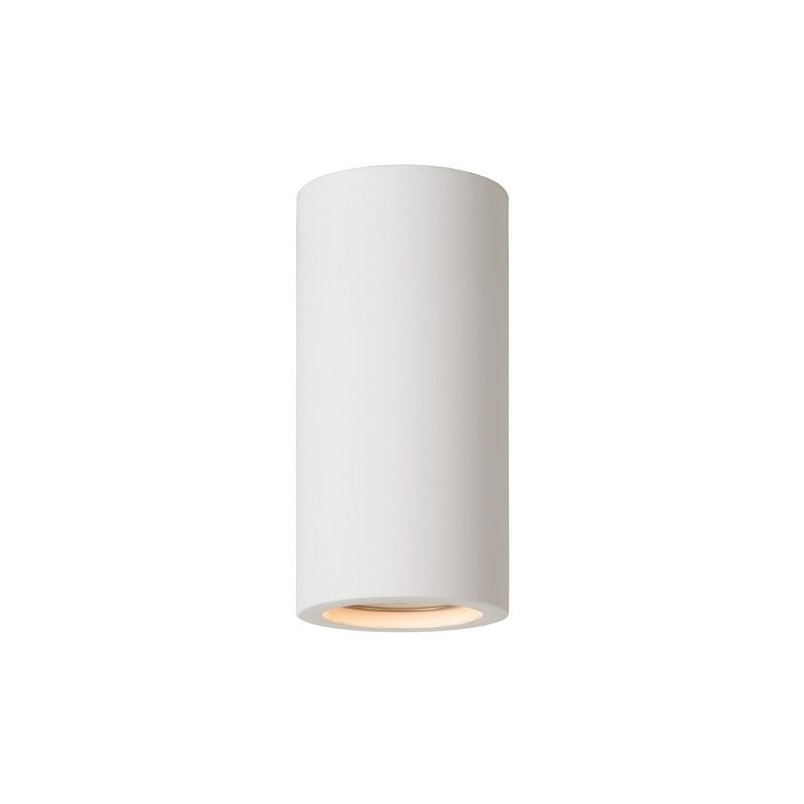 Lampa Spot Gipsowa Lucide Gipsy Round - Biała, GU10