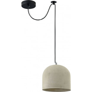 Lampa wisząca betonowa Broni 20cm szara Maytoni - Loftowa elegancja