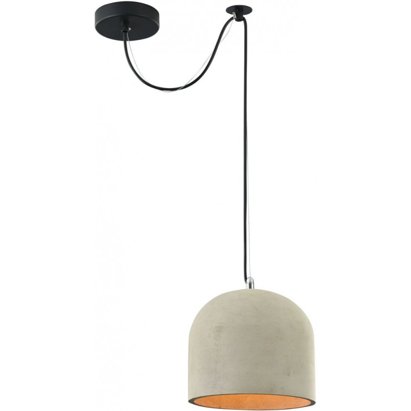 Lampa wisząca betonowa Broni 20cm szara Maytoni - Loftowa elegancja