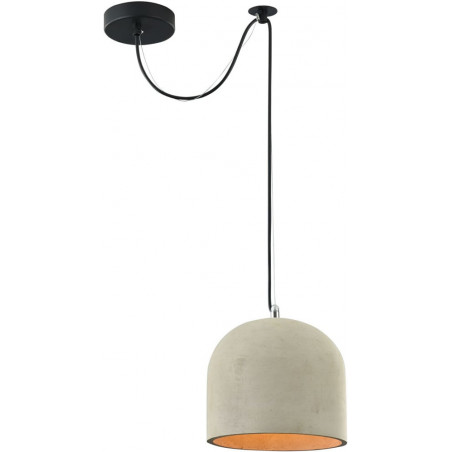 Lampa wisząca betonowa Broni 20cm szara Maytoni - Loftowa elegancja