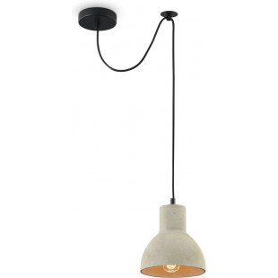 Lampa wisząca betonowa Broni szara Maytoni | Loftowa