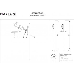 Kinkiet LED Halo Maytoni: Minimalizm i styl w Twoim domu