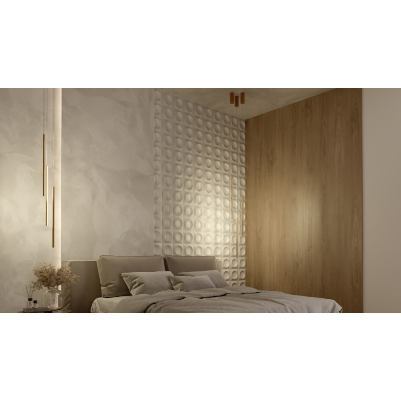 Lampa wisząca Halo LED mosiężna Maytoni | Minimalistyczny Design
