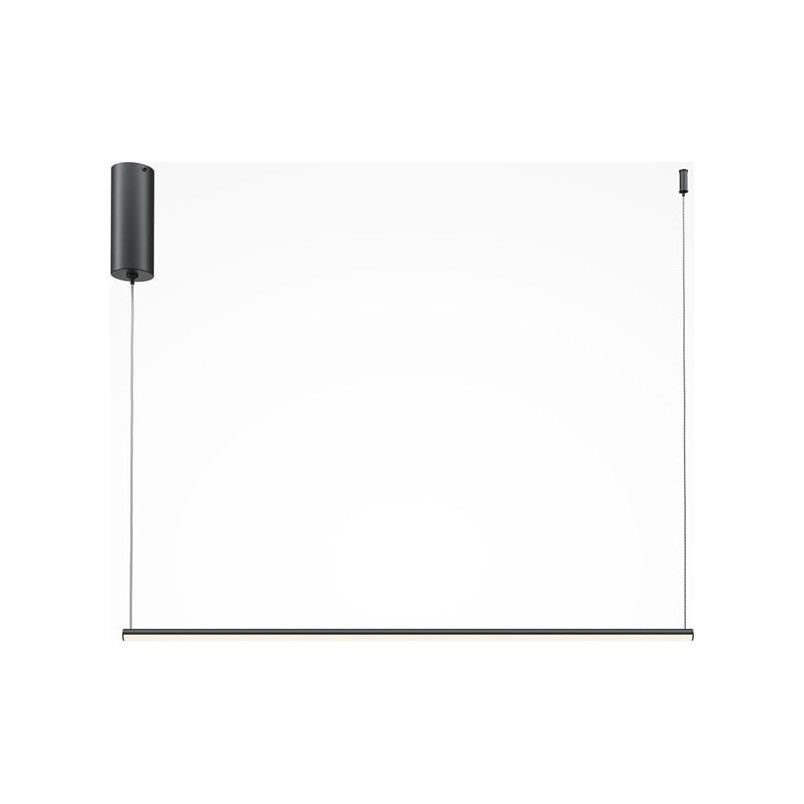 Lampa wisząca Halo LED 80cm czarna Maytoni | Minimalizm i styl