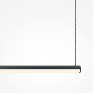 Lampa wisząca Halo LED 80cm czarna Maytoni | Minimalizm i styl