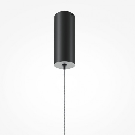 Lampa wisząca Halo LED 80cm czarna Maytoni | Minimalizm i styl