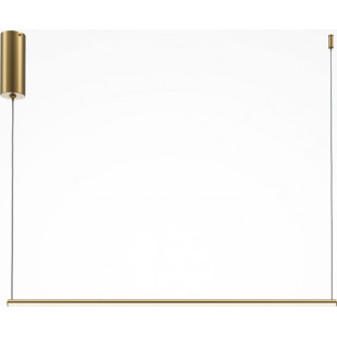 Lampa wisząca LED Halo mosiężna Maytoni 80cm - Nowoczesny Design