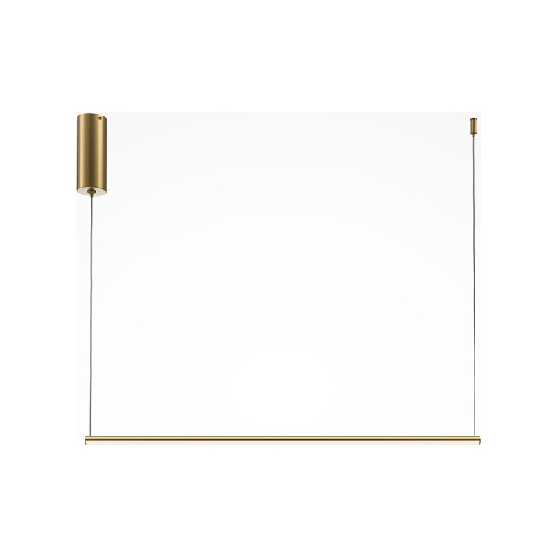 Lampa wisząca LED Halo mosiężna Maytoni 80cm - Nowoczesny Design