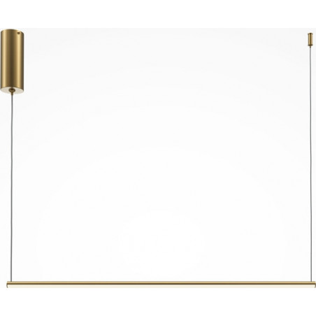 Lampa wisząca LED Halo mosiężna Maytoni 80cm - Nowoczesny Design