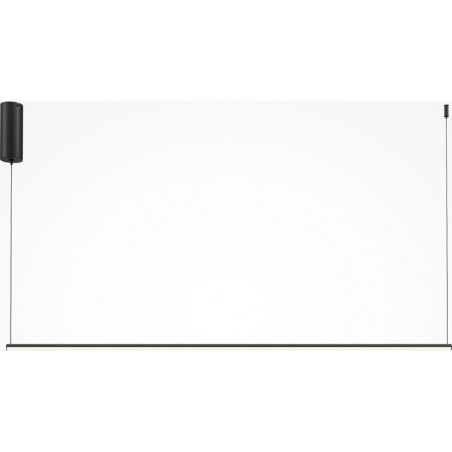 Lampa wisząca Halo LED 120cm czarna Maytoni | Minimalistyczny design