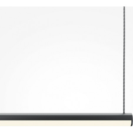 Lampa wisząca Halo LED 120cm czarna Maytoni | Minimalistyczny design
