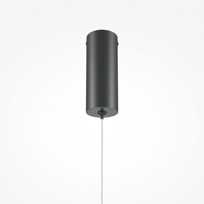 Lampa wisząca Halo LED 120cm czarna Maytoni | Minimalistyczny design