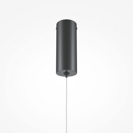 Lampa wisząca Halo LED 120cm czarna Maytoni | Minimalistyczny design