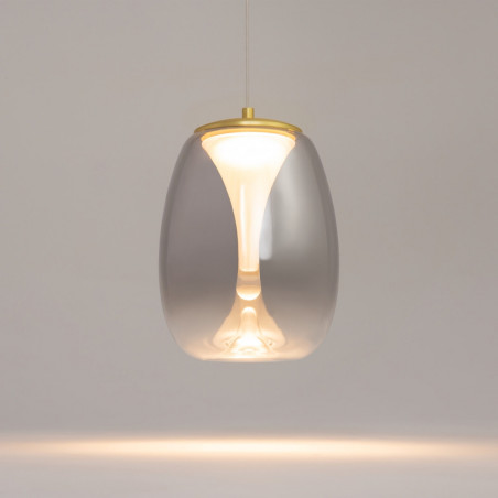 Lampa wisząca Splash Maytoni | Szkło dymione, LED | Sklep z lampami