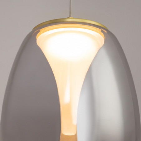 Lampa wisząca Splash Maytoni | Szkło dymione, LED | Sklep z lampami