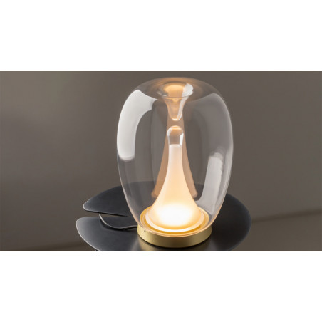 Lampa stołowa szklana Splash LED Maytoni | Nowoczesny design